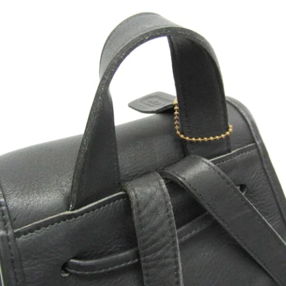 Coach Pre-owned Leather shoulder-bags Black Dames