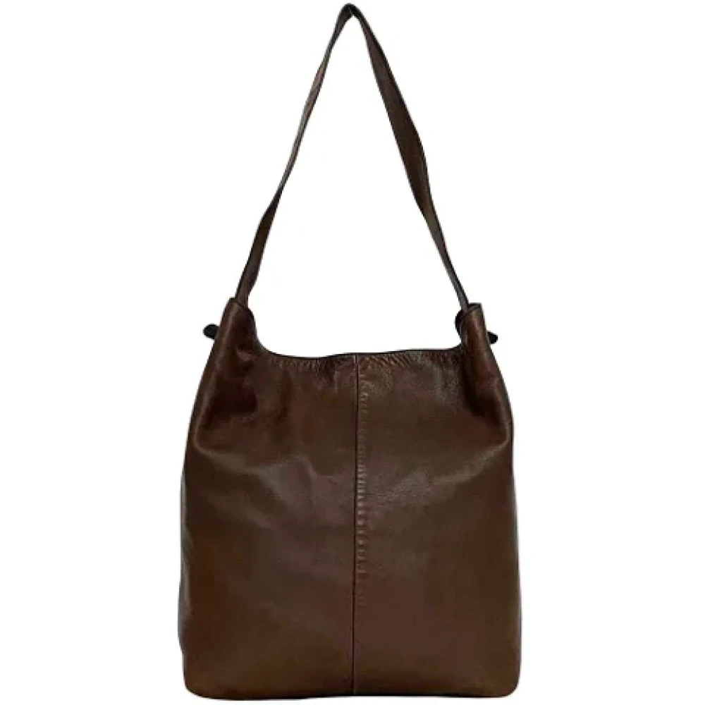 Loewe Pre-owned Leather shoulder-bags Brown Dames