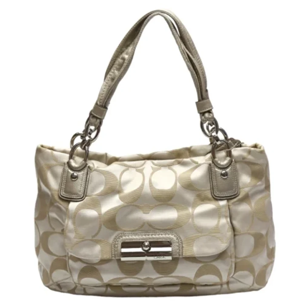 Pre-owned Beige Laer Coach Tote