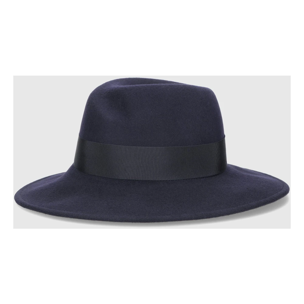 Borsalino Elegante wollen vilthoed Blue Dames
