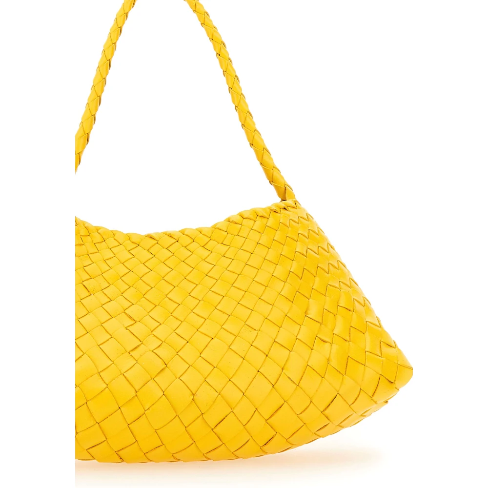 Dragon Diffusion Gele leren handtas Rosanna stijl Yellow Dames