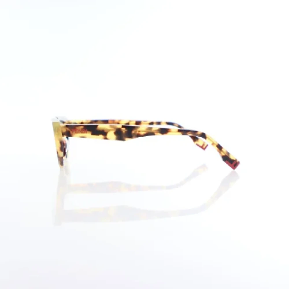 Fendi Vintage Pre-owned Plastic sunglasses Black Dames