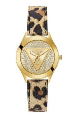 Damarmbandsur GLITZ PLAQUE guld GW0745L2