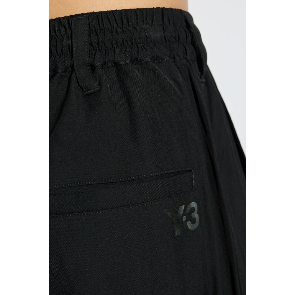 Y-3 Lage broek Black Heren