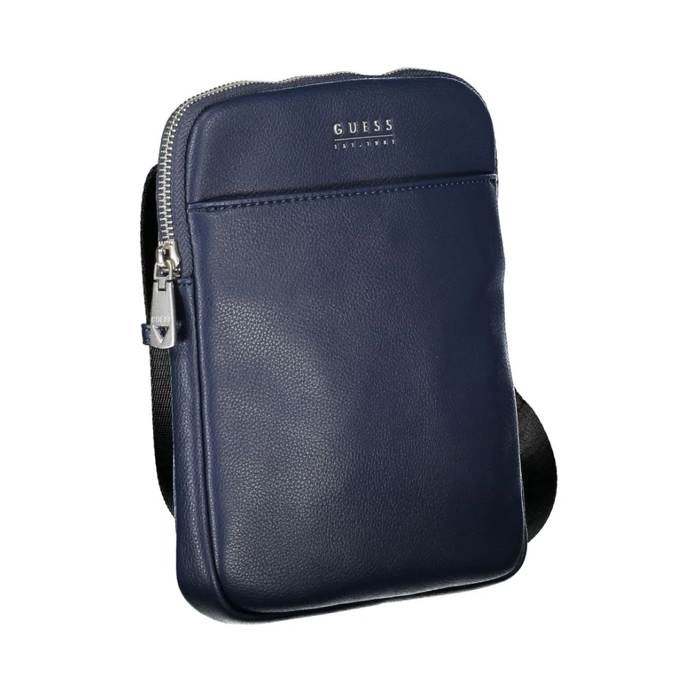 Guess Blauwe Slimme Schoudertas met Opbergruimte Blue Heren