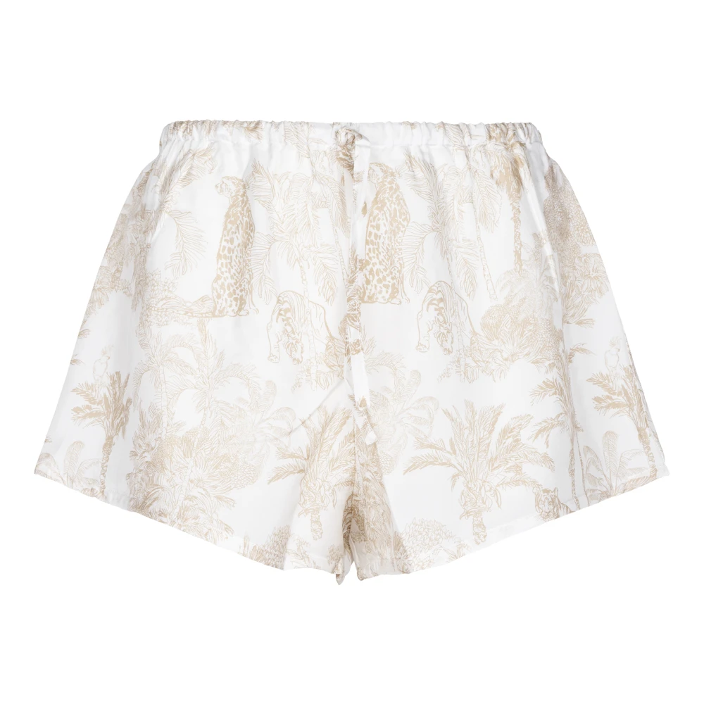 Mc2 Saint Barth White Kammy Shorts - Female - Short Shorts - S - Shorts