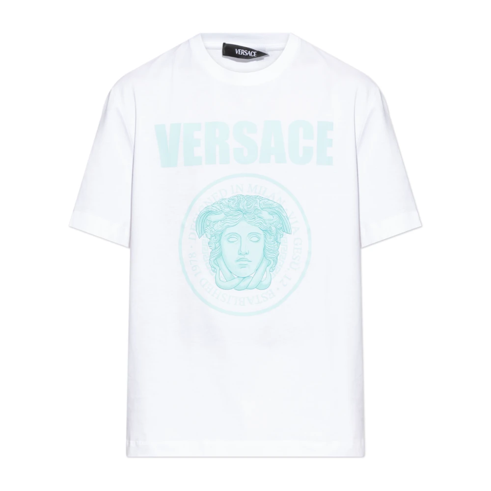 Versace - Tops > T-Shirts - White - Versace - Modalova