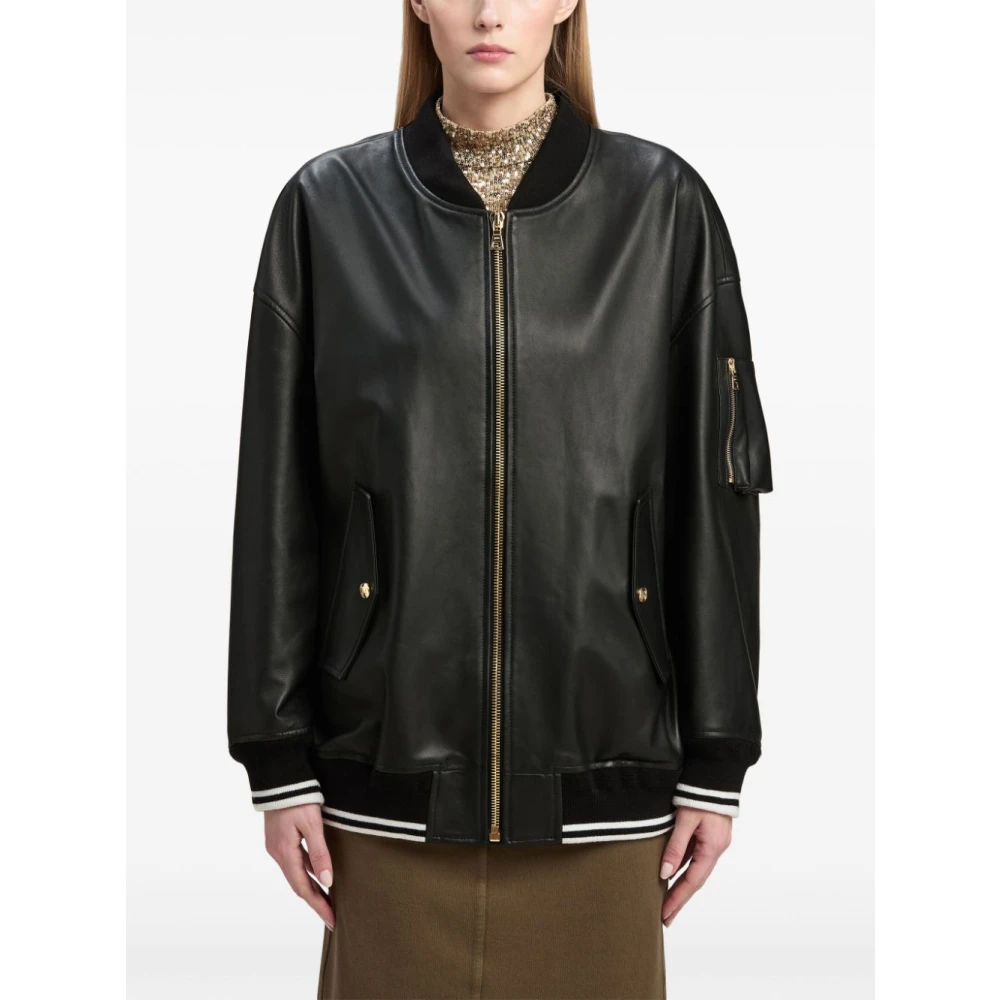 Palm Angels Zwarte Jassen voor een Stijlvolle Look Black Dames
