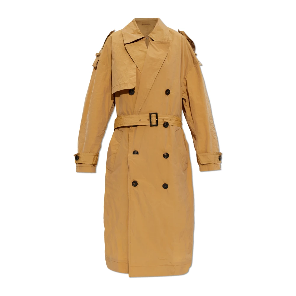 Dsquared2 Damen Beige Mäntel, Xsgröße: