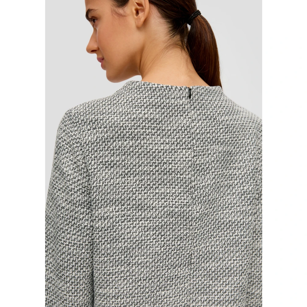s.Oliver Round-neck Knitwear Gray Dames