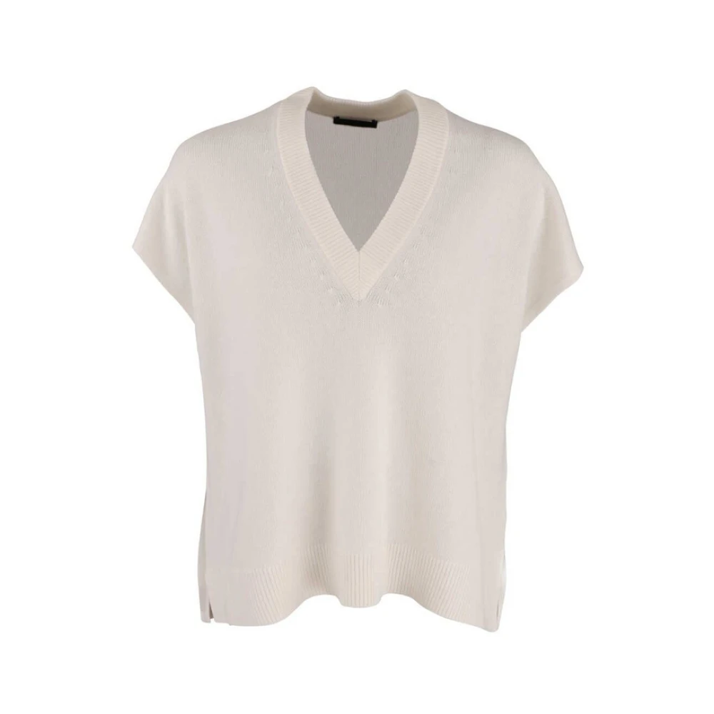 Drykorn Mouwloze Gebreide Anelle Beige Dames