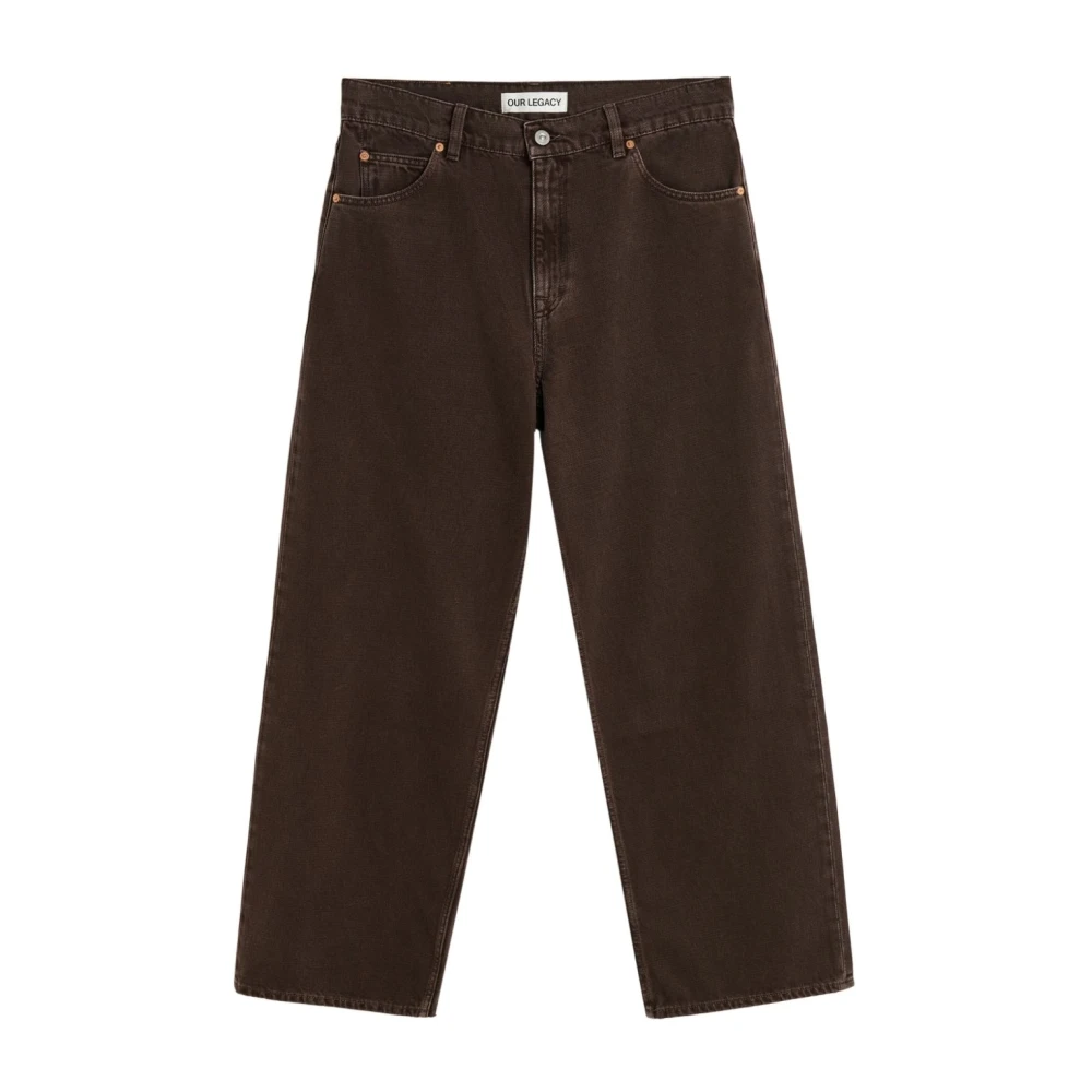Our Legacy Vast Cut Denim Jeans Brown Heren
