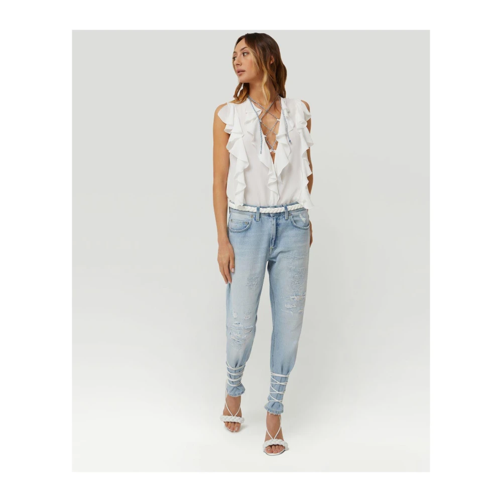 Dondup Mila Broek Blue Dames