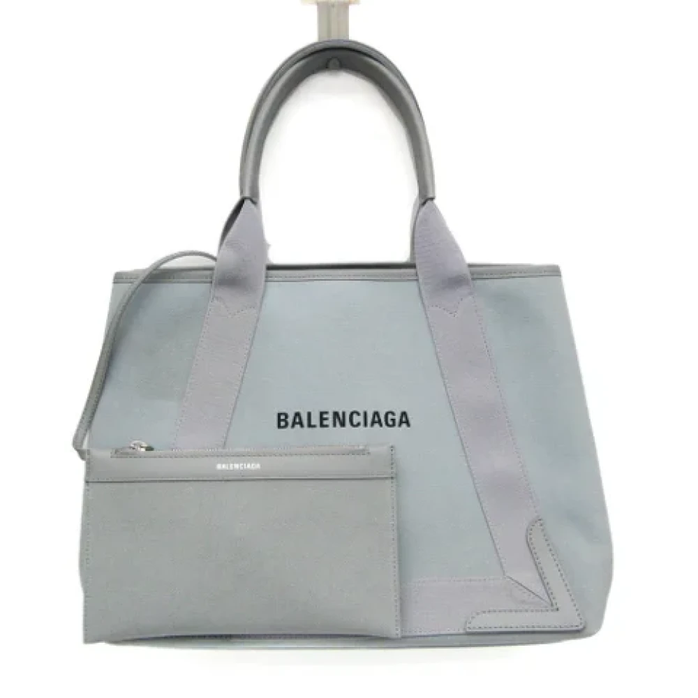 Balenciaga Vintage Pre-owned Canvas handbags Blue Dames