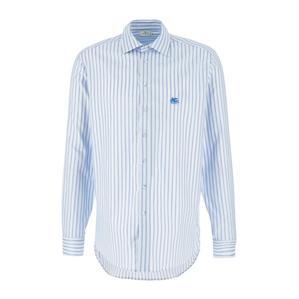 Etro Men's Blue Casual Cotton Shirt - Casual Shirts - L - Shirts