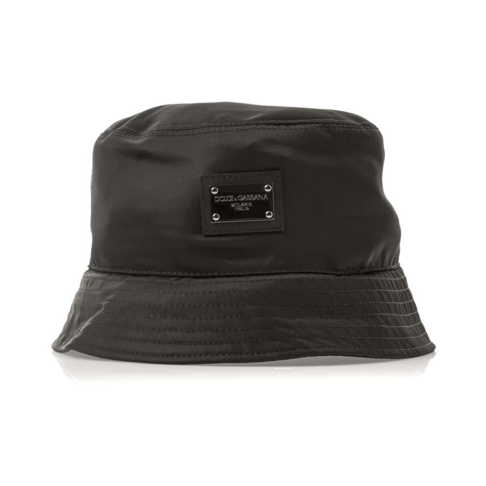 Dolce & Gabbana Stijlvolle Bucket Hat Black Unisex