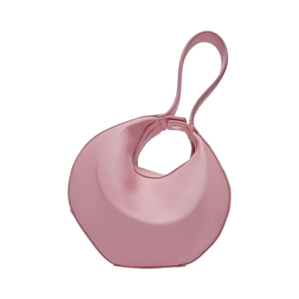 PATRIZIA PEPE Stijlvolle Leren Dames Tas Pink Dames