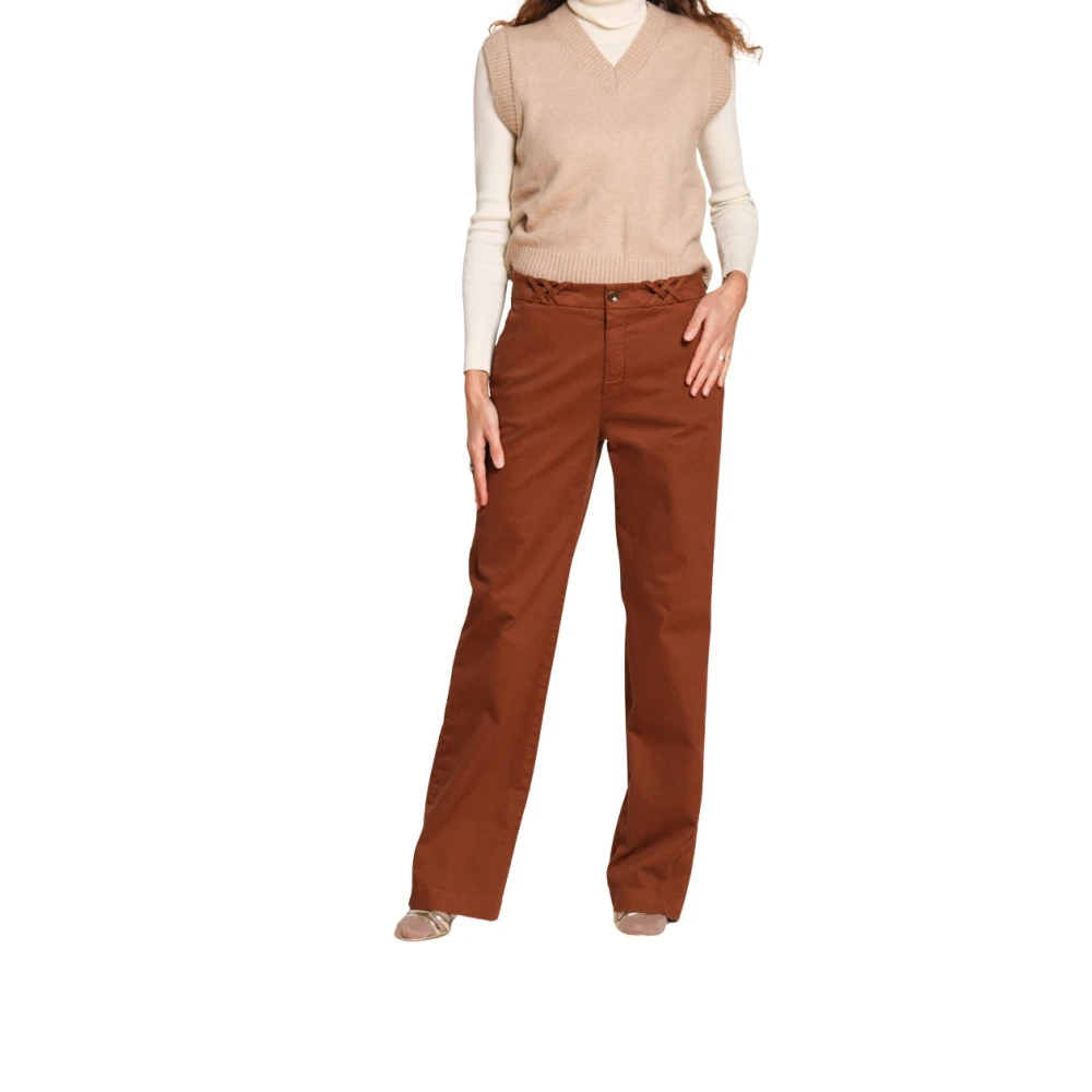 Mason's Donna Marrone Pantaloni, S, New,