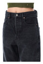 zwarte-carrot-fit-jeans-bermuda
