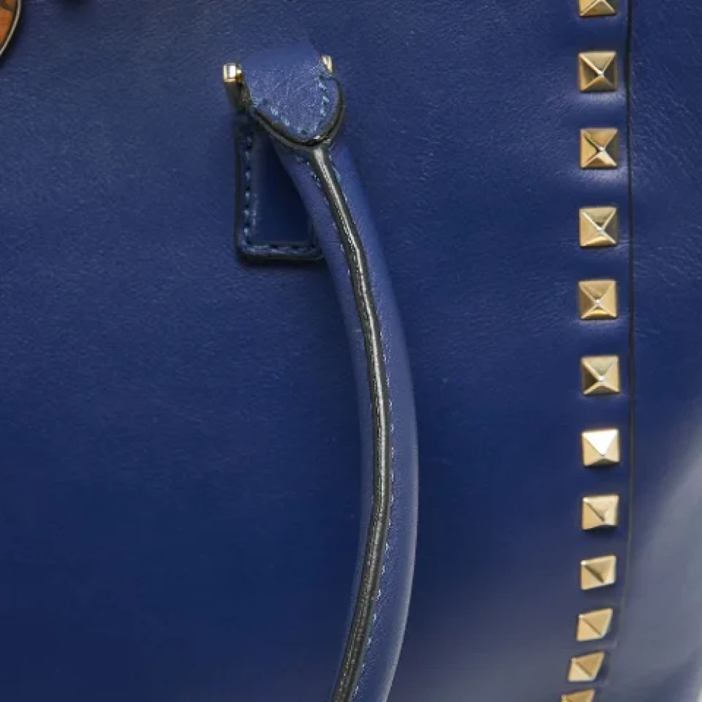 Valentino Vintage Pre-owned Leather totes Blue Dames