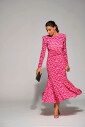 robe-midi-en-soie-fuchsia-avec-epaulettes