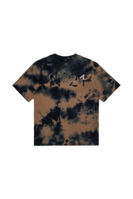 kids-tie-dye-print-t-shirt-brown