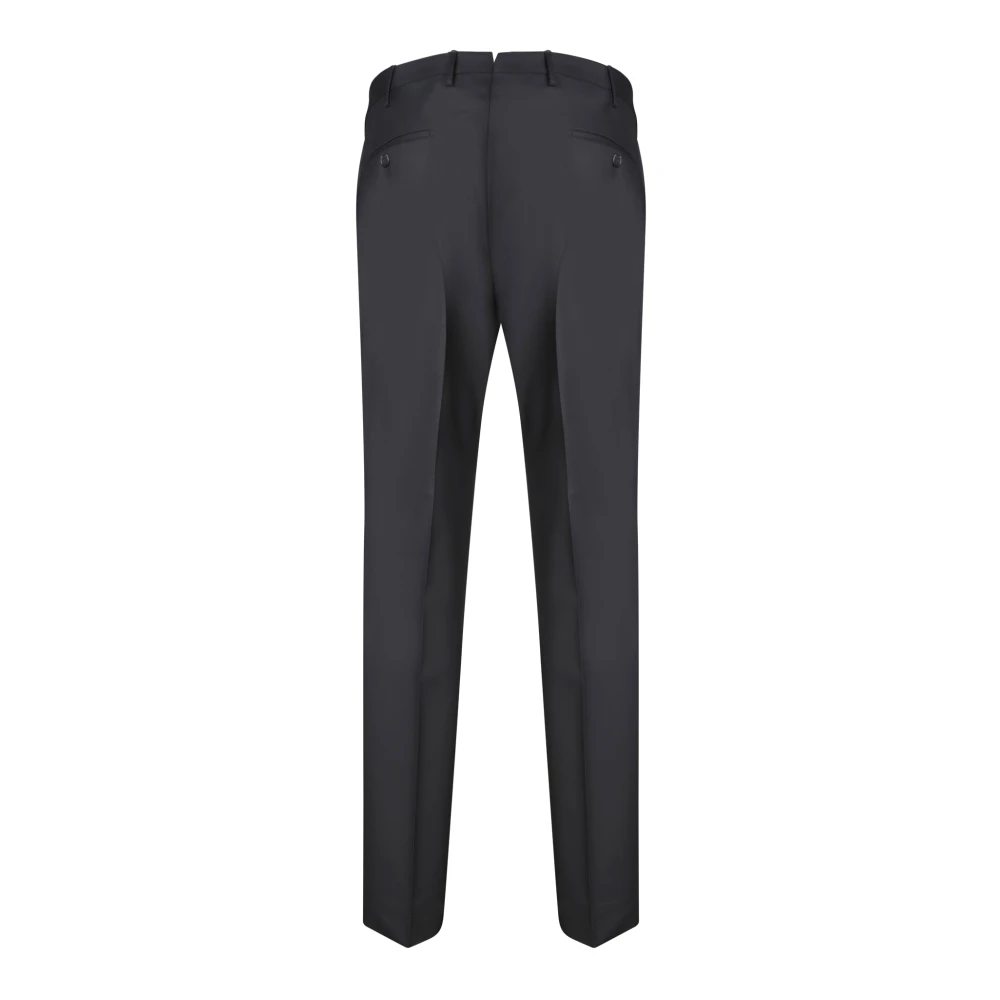 Incotex Zwarte broek voor mannen Black Heren