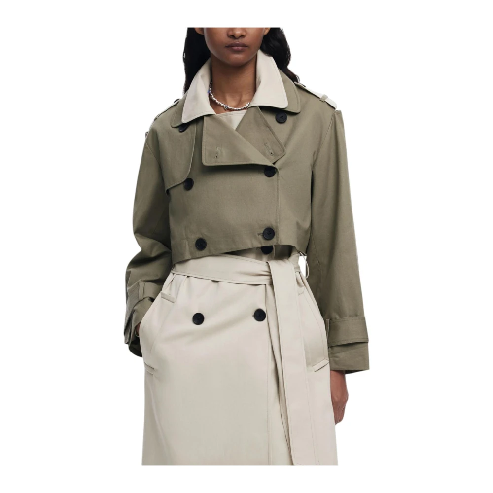 Desigual Beige Katoenen Knoopjas Beige Dames