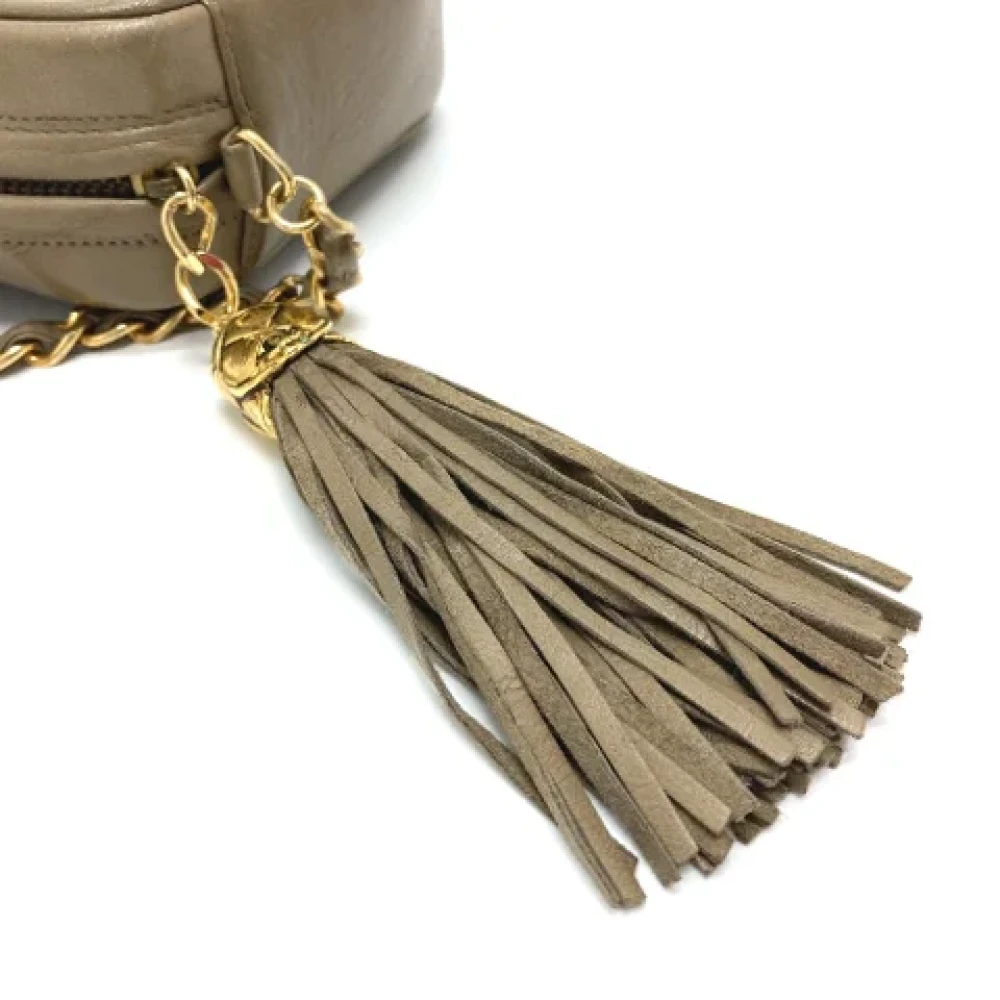 Chanel Vintage Pre-owned Leather chanel-bags Yellow Dames