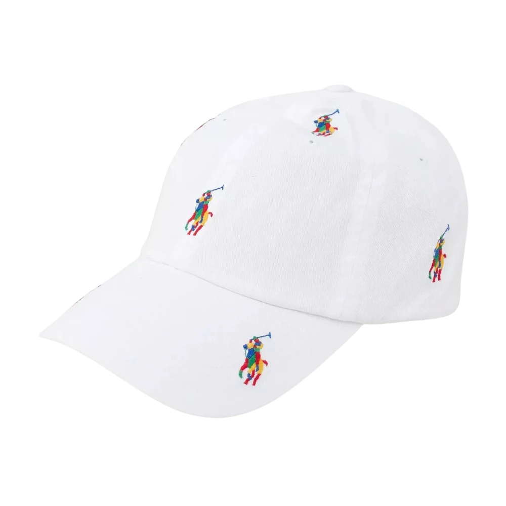 Ralph Lauren Pet met Logo Klep White Heren