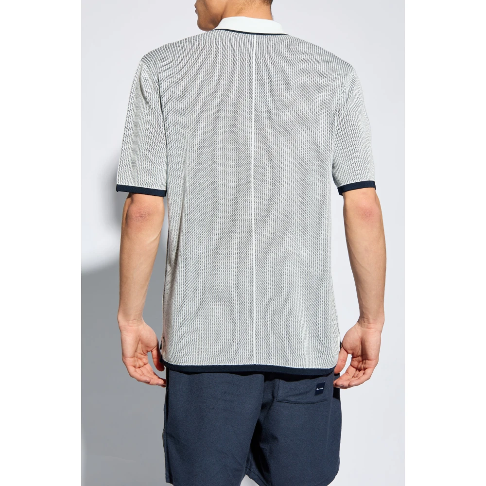 Rag & Bone Polo Harvey Blue Heren