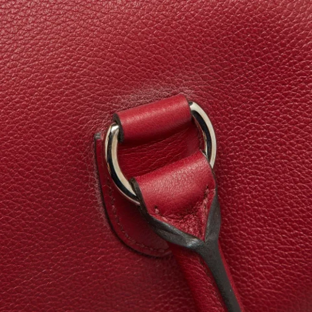 Hermès Vintage Pre-owned Leather totes Red Dames