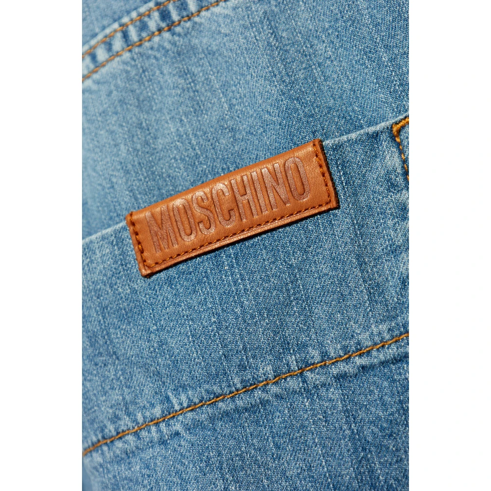 Moschino Wijde jeans Blue Heren