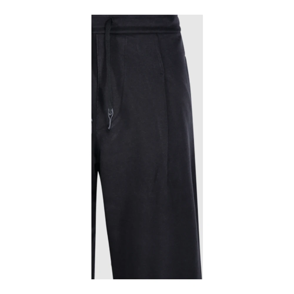 A Paper Kid Zwarte Oversized Sweatpants Black Heren