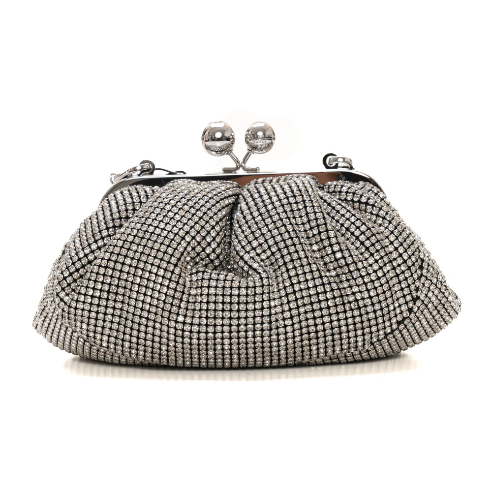 Max Mara Weekend Diamanten Kleine Tas met Kettingriem Gray Dames