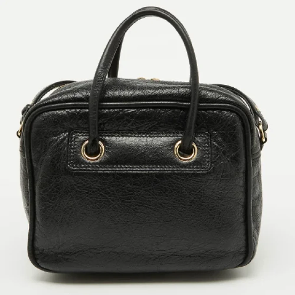 Balenciaga Vintage Pre-owned Leather balenciaga-bags Black Dames