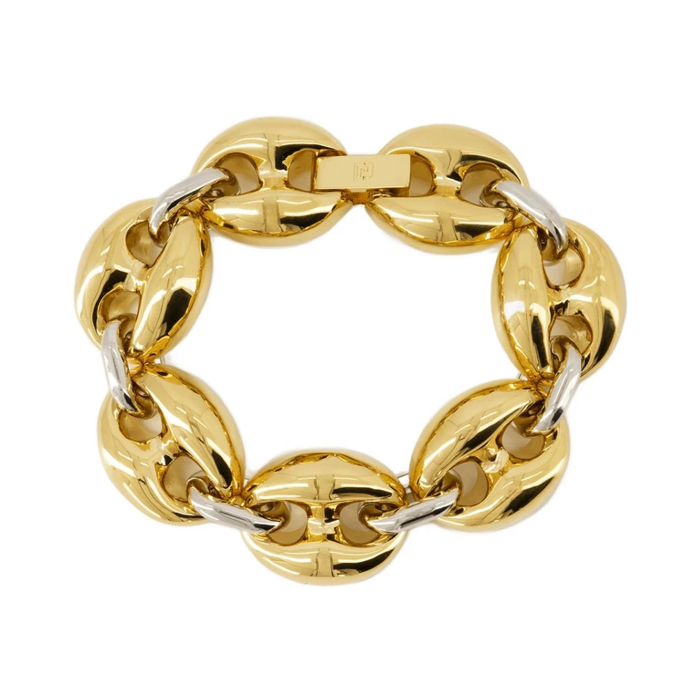 Rabanne Women's Gold Avant-Garde Aluminum Bracelet