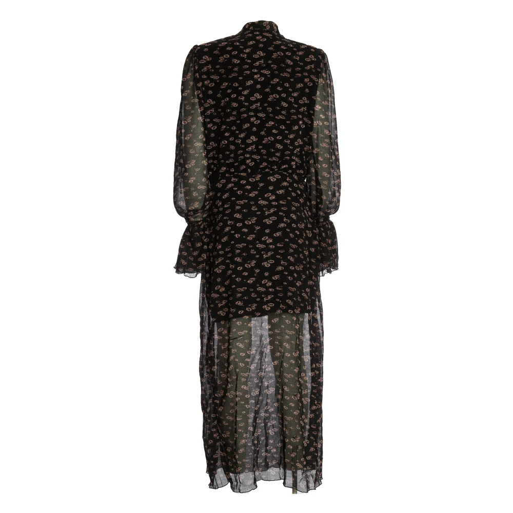 Rotate Birger Christensen Multicolor Lange Hals Elegante Jurk Multicolor Dames
