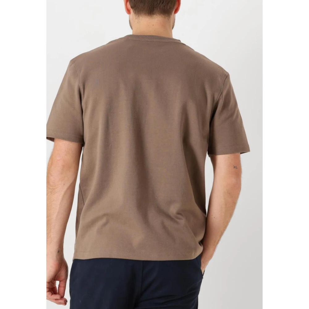 Dstrezzed Heren Boxy Tee Stijlvol T-shirt Beige Heren