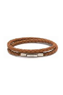 Brun Läder Vävd Rem Armband