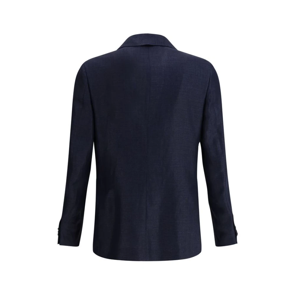 Ermenegildo Zegna Elegante Blazer met Zakken Blue Heren