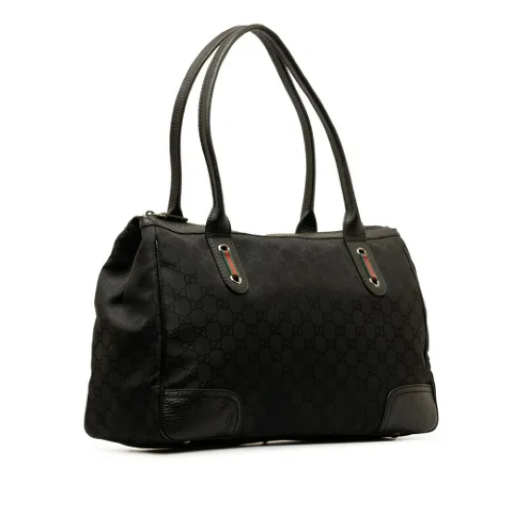 Gucci Vintage Pre-owned Leather totes Black Dames