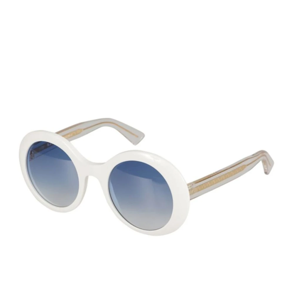 Kador Unisex White Audrey Sunglasses - Sunglasses - 52 Mm - Accessories
