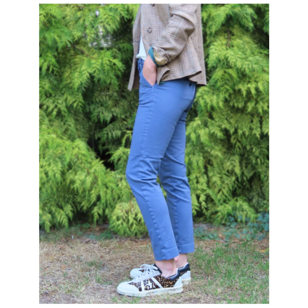 Mason's Slim Fit New York Broek Blue Dames