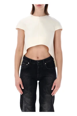 Asymmetrisk Cropped Top