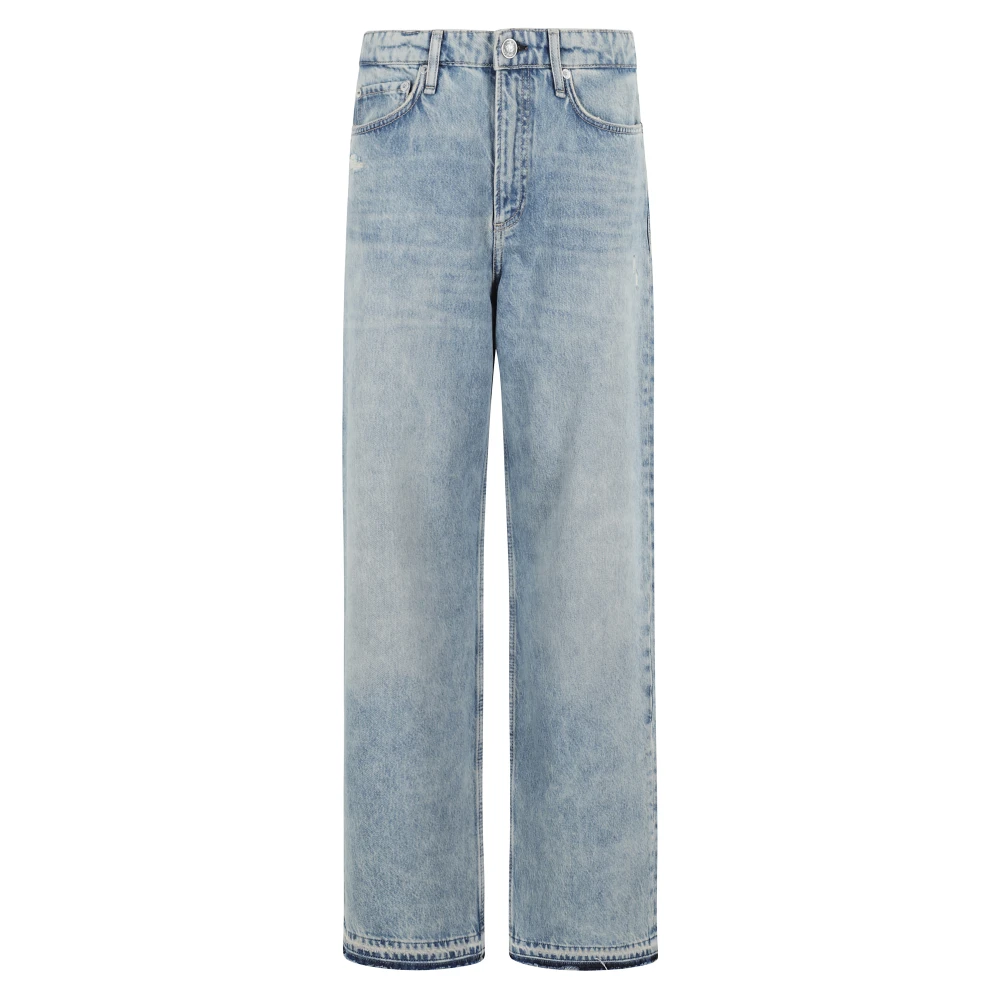 Rag & Bone Mid Rise Denim Jeans Blue Dames