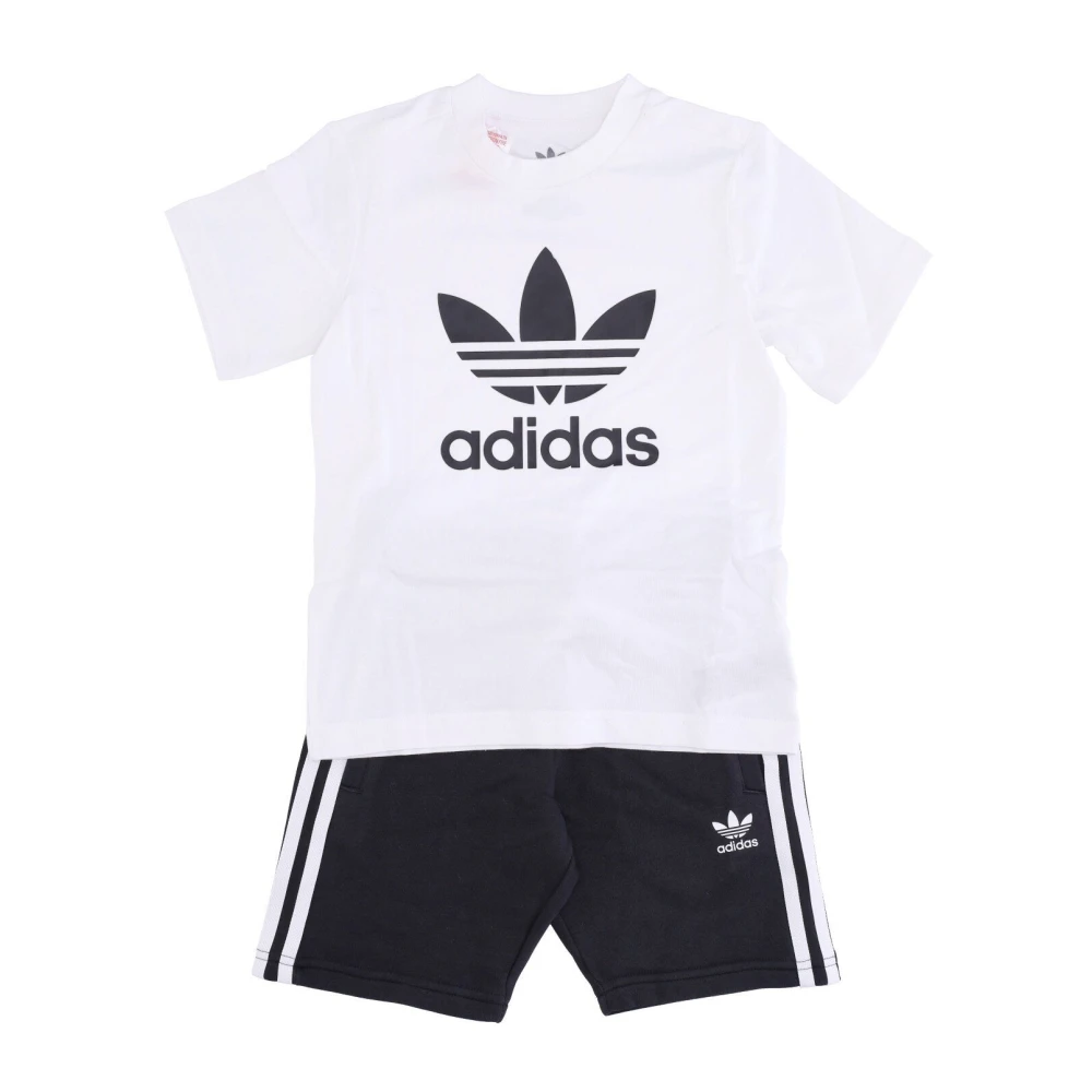 Adidas Barn T-shirt Set - Vit/Svart White, Pojke