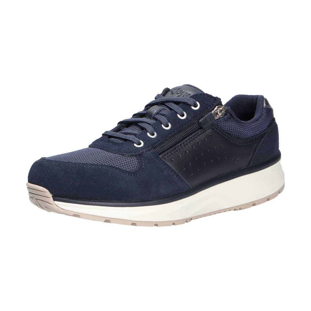 Joya Comfortabele Donkerblauwe Rits Schoen Dames Schoenen