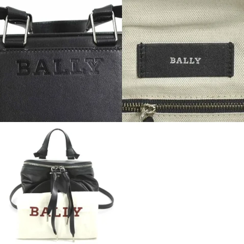 Bally Pre-owned Leather shoulder-bags Black Dames