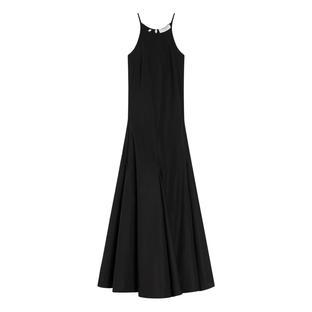 SPORTMAX Elegante Zwarte Jurk voor Vrouwen Black Dames